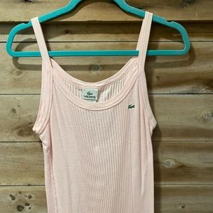 Classic pink Lacoste Tank